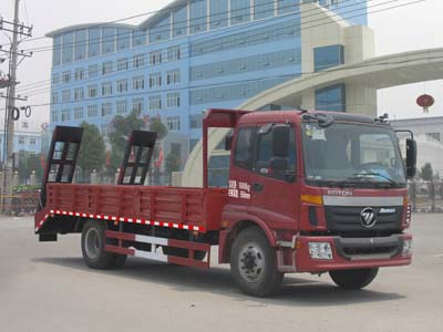 程力威牌CLW5161TPB4型平板運輸車