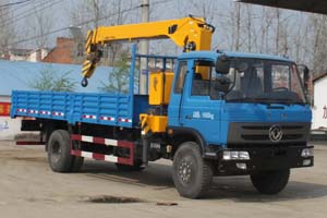 程力威牌CLW5162JSQT4型隨車起重運輸車