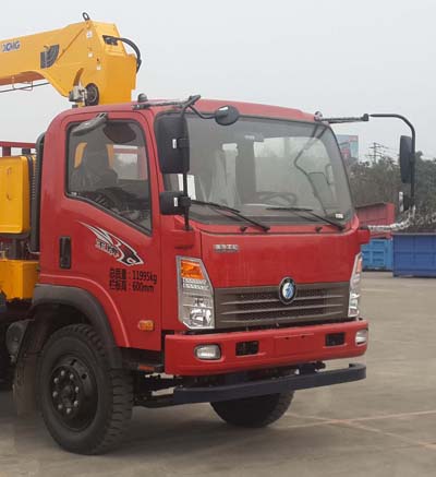 程力威牌CLW5120JSQZ4型隨車起重運輸車
