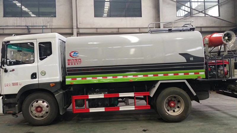 國六東風15噸噴霧灑水車