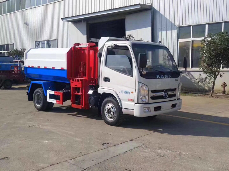 凱馬5方掛桶垃圾車上藍牌
