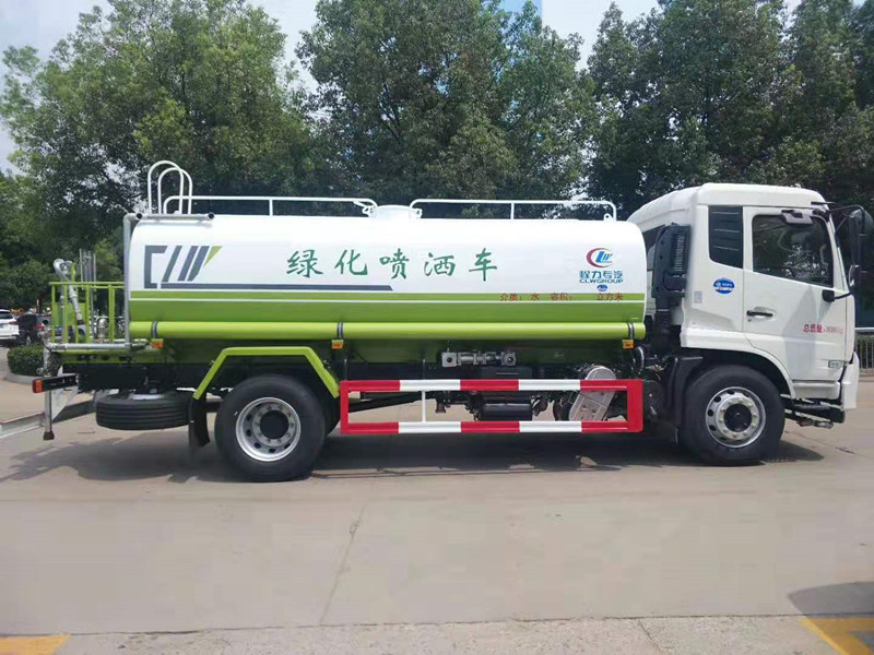 國六東風天錦12到15立方灑水車