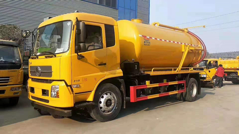 東風天錦14方清洗吸污車