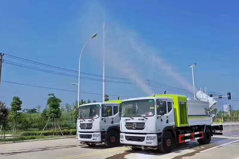 國六東風(fēng)D9多利卡抑塵車配華力噴霧機(jī)組