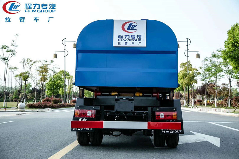 國六3方唐駿(后雙輪)鉤臂垃圾車