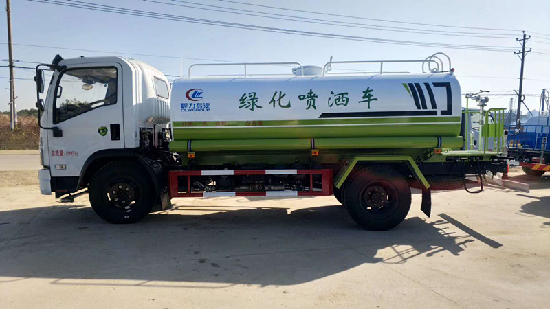 國六東風福瑞卡10噸灑水車