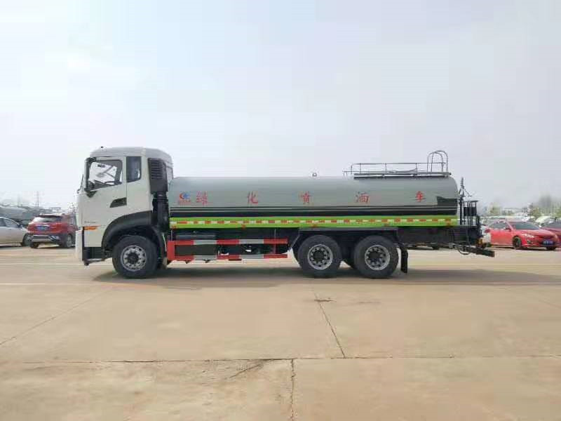 國六東風天龍后雙橋20噸灑水車