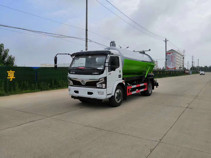 國六東風福瑞卡8方吸污車