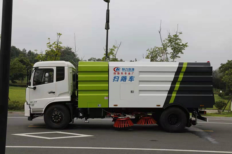 國六東風天錦12方掃路車